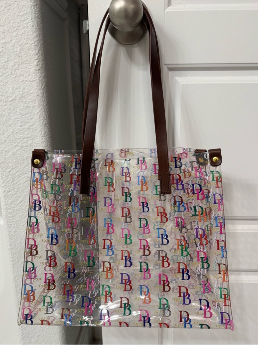 Dooney & Bourke Clear PVC Tote Bag
